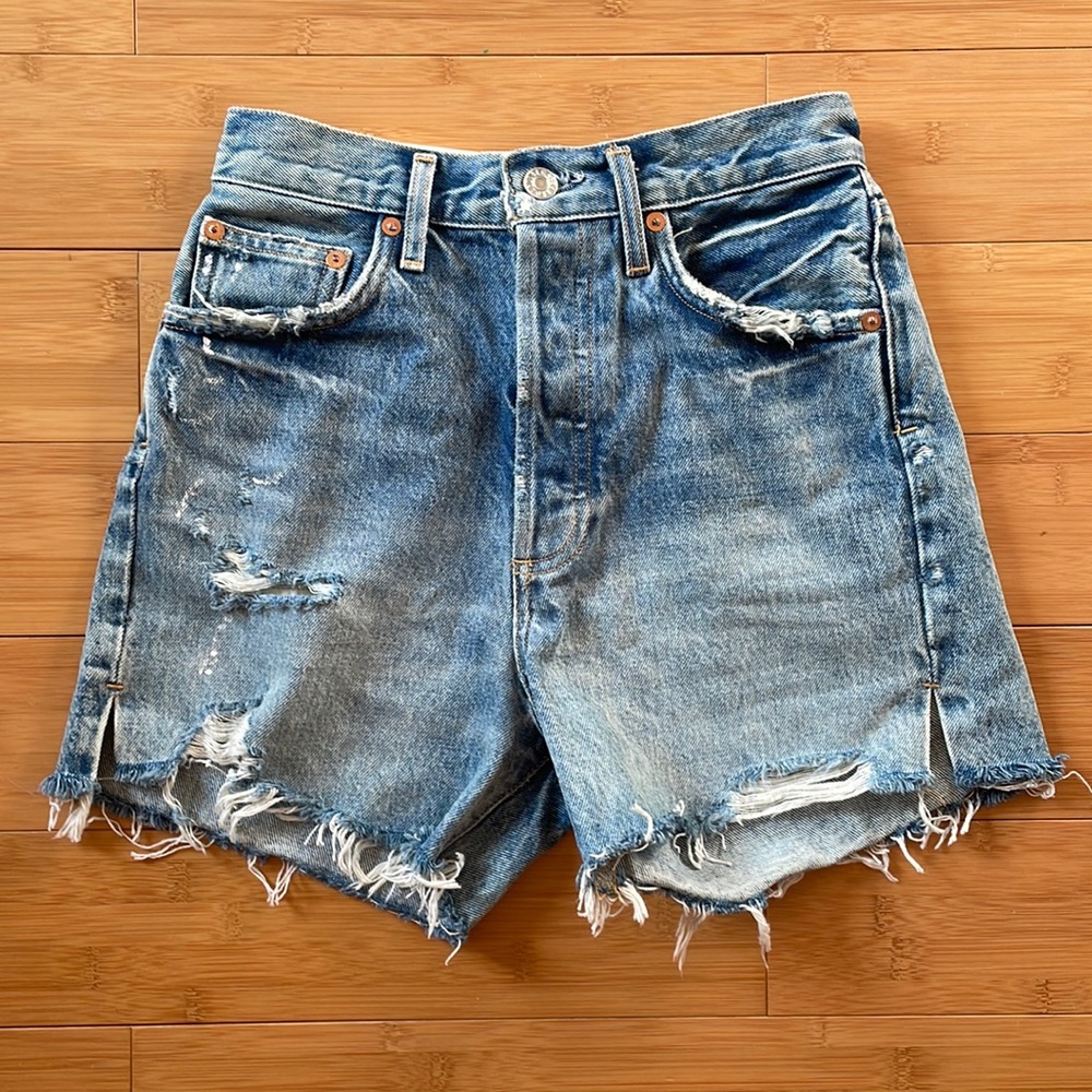 Agolde super high rise Parker short - vintage cut off NWT